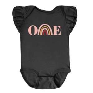 The Juniper Shop One Rainbow Flutter Sleeve Bodysuit - 1 of 4