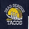 Men's - Instant Message - Dead Serious About Tacos Short Sleeve Graphic T-Shirt - 2 of 4