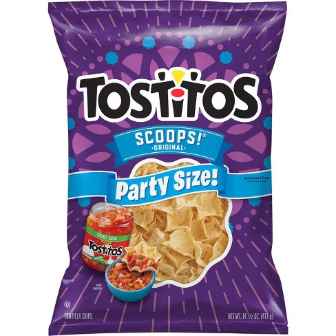 Doritos Tortilla Chips, Cool Ranch Flavored, Party Size! - 14.5 oz