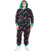 Tipsy Elves Cookie Cutter Jumpsuit - Cozy Christmas One-Piece Gingerbread Man Pajamas for Men and Women - 3 of 3