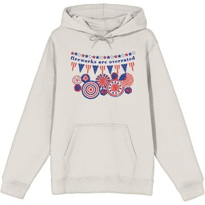 Fireworks Are Overrated Festival Flags Adult Long Sleeve Hoodie - 1 of 3