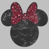 Women's Mickey & Friends Minnie Mouse Logo Distressed T-Shirt - 2 of 4