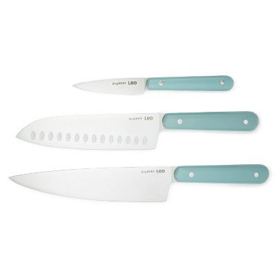 Berghoff Leo 3pc Cutlery Set, Stainless Steel, Sharp Serrated Blade : Target