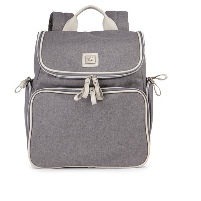 Bananafish Breast Pump Backpack - Gray/Bone