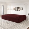 NicBex Modern Floor Convertible Sofa Bed Loveseat Couch with Pillows,Upholstered Futon Sofa for Living Room,Bedroom - 4 of 4