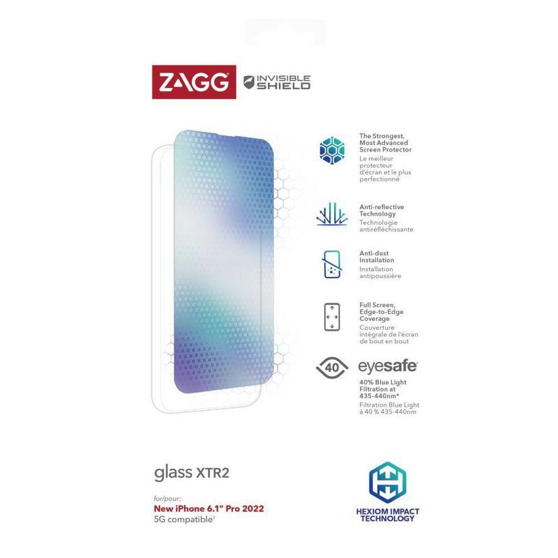 ZAGG Apple iPhone 14 Pro InvisibleShield Glass XTR AM Screen Protector, 3 of 7