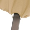 Classic Accessories 128" Terrazzo Water Resistant Patio Table & Chair Set Cover - Tan: Durable Outdoor Protection - 3 of 4