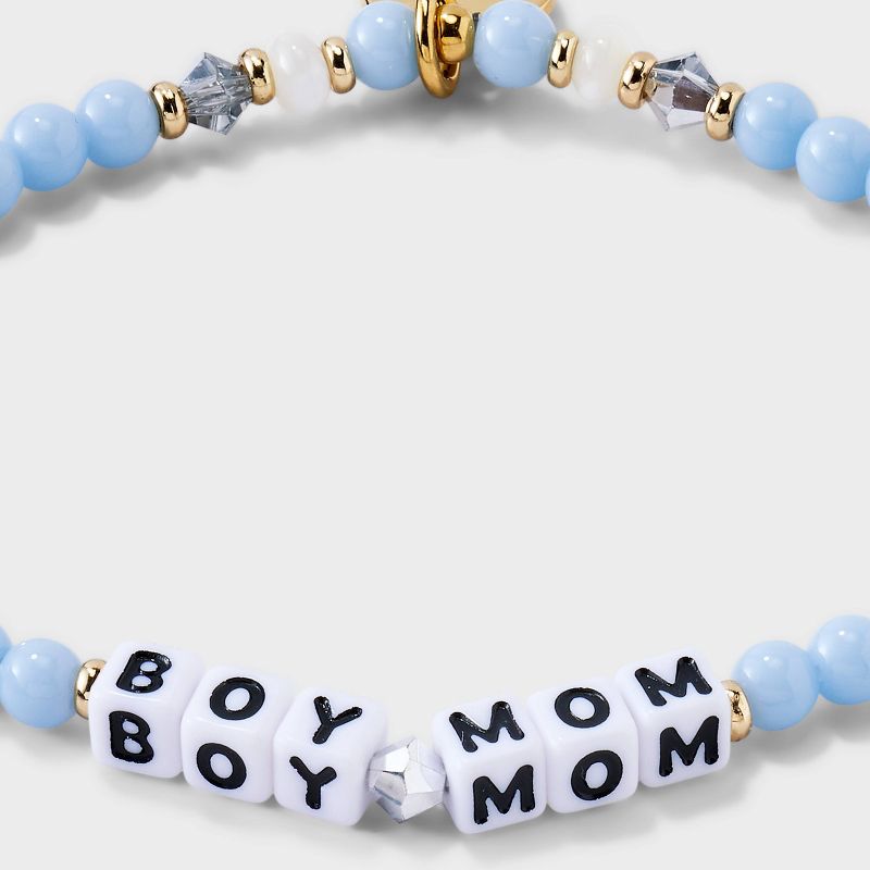 Little Words Project Boy Mom Bracelet - Blue, 5 of 6