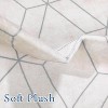 Washable Modern Geometric Rug, Non-Slip, Stain-Resistant Low Pile, Soft Indoor Mat for Dining Room, Living Room, Bedroom - 3 of 4