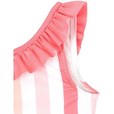 Strawberry Shortcake Big Girls One Piece Bathing Suit UPF 50+ Coral Pink 10-12 — фото 4