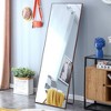 MAYEERTY 65"x23" Solid Wood Full-Length Mirror - Dressing Mirror for Bedroom/Store, Floor/Wall Mounted. - 3 of 4