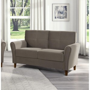 NicBex Couches for Living Room 1pc Comfort Sofa Set Chair Velvet Upholstered Sofa Plush Seatbacks with Solid Wood Frame - 1 of 4
