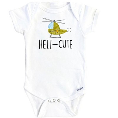 Helicopter Military Onesie® Baby Boy Girl Clothes Infant Bodysuit Funny Cute Newborn GS1