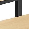 golden oak and ink black