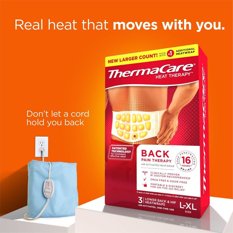 ThermaCare Lower Back/Hip Heatwrap - 3ct, 5 of 9