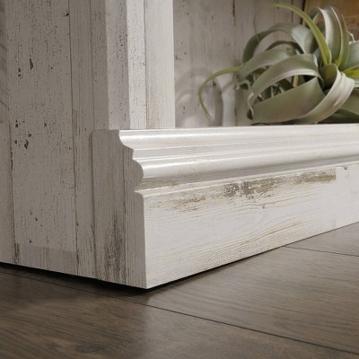 Adjustable Oak and White 3-Shelf Bookcase