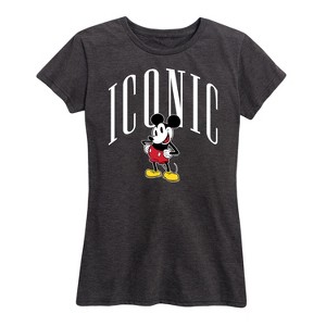 Women's - Disney - Iconic Mickey Short Sleeve Graphic T-Shirt - 1 of 4