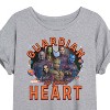 Women's - Marvel - Guardian Of Your Heart Valentine Oversized Graphic T-Shirt - 2 of 4