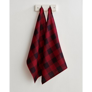 Solino Home Linen Buffalo Check Kitchen Towels - 1 of 4