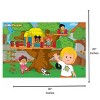 Fisher Price Little People 36 Piece 30" X 20" Inch Floor Puzzle - 2 of 3