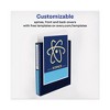 Avery Heavy-Duty View Binder with DuraHinge and One Touch EZD Rings, 3 Rings, 1" Capacity, 11 x 8.5, Navy Blue - 3 of 4