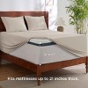 Deep Pocket Sheets Set - Fits Mattresses Up to 21 Inches Thick - 4 Piece GentleSoft™ Bed Sheets, Moisture Wicking, Soft & Cooling Bedsheet & Pillowcas - 2 of 4
