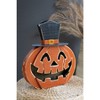 Kalalou Halloween Smiling Jack-O-Lantern with Top Hat Decoration - 3 of 3