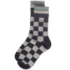 Memoi Women's Checkmate Triple Cuff Crew Socks - 3 of 3