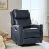 Hilario Fall 30.31''Wide Genuine Leather Swivel Rocker Recliner  Deal of the day | ARTFUL LIVING DESIGN - 2 of 4