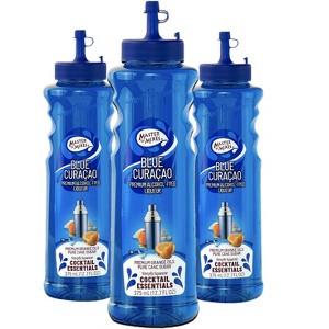 Master of Mixes Cocktail Essentials Blue Curacao Syrup - 375ml Bottle (12.7 Fl Oz) - Mixer Perfect for Bartenders and Mixologists - 1 of 3