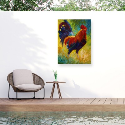 "Hot Shot Rooster" Outdoor Canvas