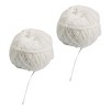 Unique Bargains Cotton Lightweight Convenient Carry Twine 2" x 1.4"(D*T) 2 Pcs - 3 of 4