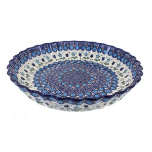 Blue Rose Polish Pottery 100 Vena Pie Plate - 1 of 1