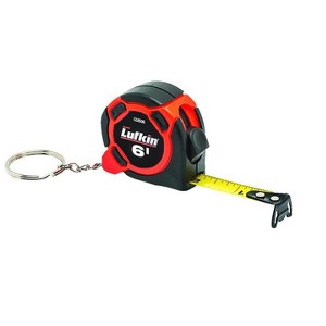 Lufkin 6 ft. L X 0.5 in. W Mini Hi-Viz Keychain Tape Measure 1 pk (Case of 25) - 1 of 1