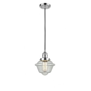 Oxford - 1 Light Cord Hung Mini Pendant In Traditional Style-8 Inches Tall and 7.5 Inches Wide - 1 of 1