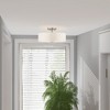 Livex Lighting Meridian 3 - Light Semi-Flush Mount in  Brushed Nickel - 2 of 4