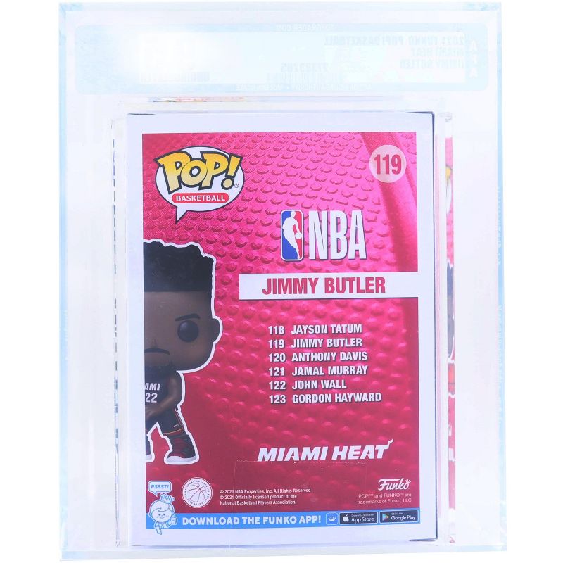 Funko Miami Heat NBA Funko POP | Jimmy Butler (Black Jersey) | Rated AFA 9.25, 2 of 4