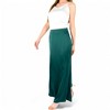 Anna-Kaci Women's Satin Maxi Skirt With High Waist And Flowing A-Line Design - 4 of 4
