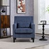 NicBex Corduroy Accent Chair Modern Comfy Upholstered Armchair with Wood Legs for Bedroom,Living Room - 4 of 4