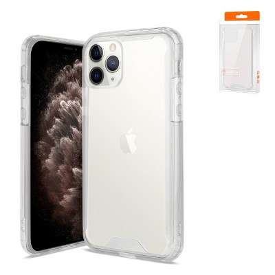Reiko High Quality 2x Clean Pc And Tpu Bumper Case In Clear For Apple  Iphone 14 Pro Max : Target