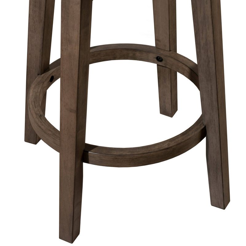 Odette Backless Swivel Counter Height Barstool Taupe - Hillsdale Furniture, 4 of 9