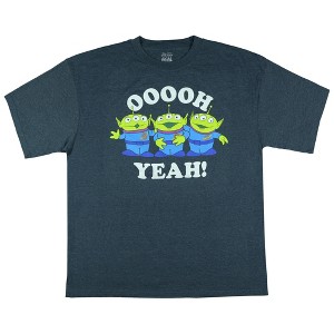 Seven Times Six Toy Story T-Shirt Men's Oooh Yeah Green Alien Design Short Sleeve Tee - 1 of 4