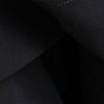 totally black