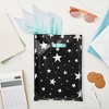 Stockroom Plus 100 Pack Small Merchandise Bags with Handles, Silver Stars Plastic Shopping Bags for Boutique Retail Business, Black 9x12 in - 3 of 4