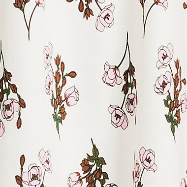 ivory/pink vintage floral