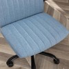 Vynxaria Masar Fabric Swivel Office Chair - Adjustable Height & 360¡ã Mobility - 3 of 4