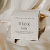 Sweet Water Decor Thank You 11oz Ribbed Candle with Gift Box - 2 of 3