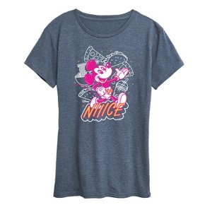 Women's - Disney - Nice Mickey Short Sleeve Graphic T-Shirt - 1 of 4