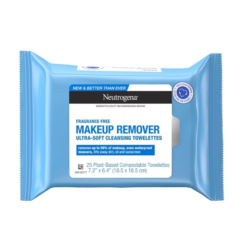 Neutrogena Fragrance-Free Makeup Remover Cleansing Wipes - 25ct - image 1 of 4