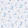 Lambs & Ivy Little Skipper Cotton Nautical Sailboat Fitted Crib/Toddler Sheet - image 4 of 4